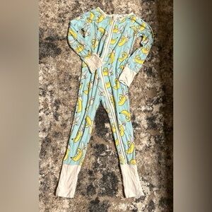 Little Sleepies Blue and Yellow Footies One Piece